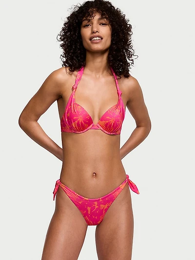 Knotted Sexy Tee Push-Up Bikini Top