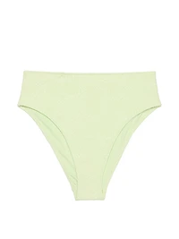 High-Waist Cheeky Bikini Bottom