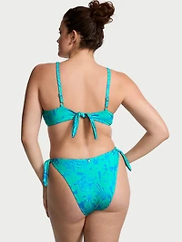 Knotted Side-Tie Brazilian Bikini Bottom