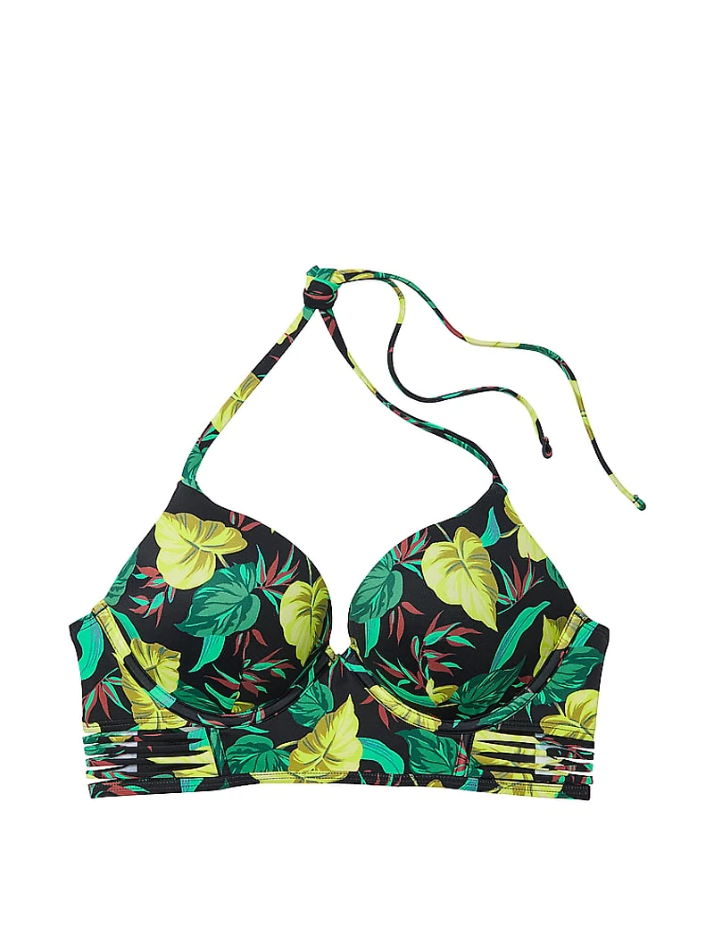 VS Archives Swim Bombshell Push-Up Longline Bikini Top