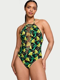 VS Archives Swim Strappy High-Neck One-Piece Swimsuit