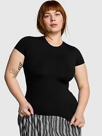 Base Daisy Sheer Short-Sleeve Tee