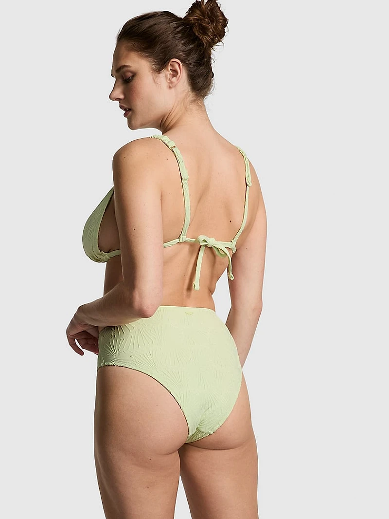High-Waist Cheeky Bikini Bottom