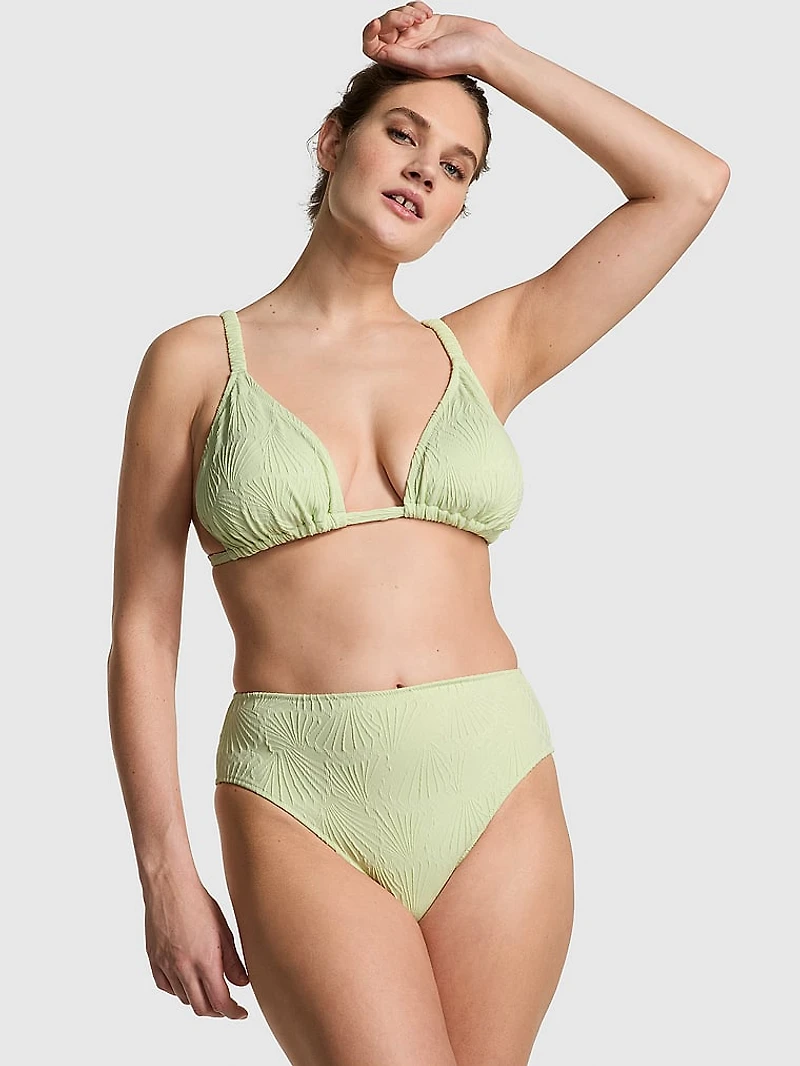 High-Waist Cheeky Bikini Bottom