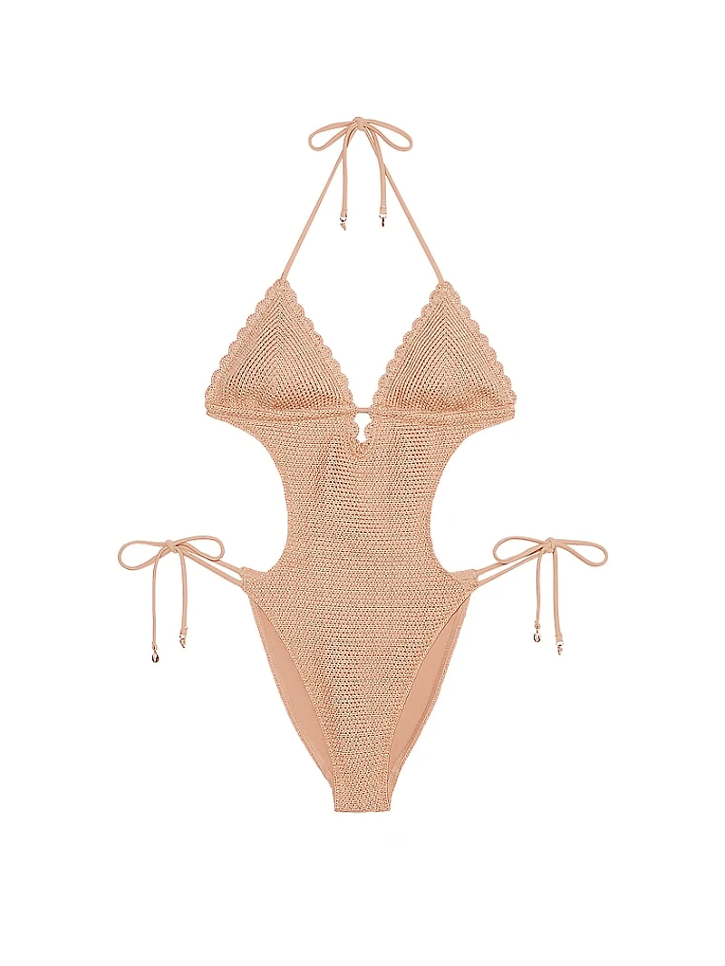 Crochet Monokini One-Piece Swimsuit
