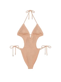 Crochet Monokini One-Piece Swimsuit