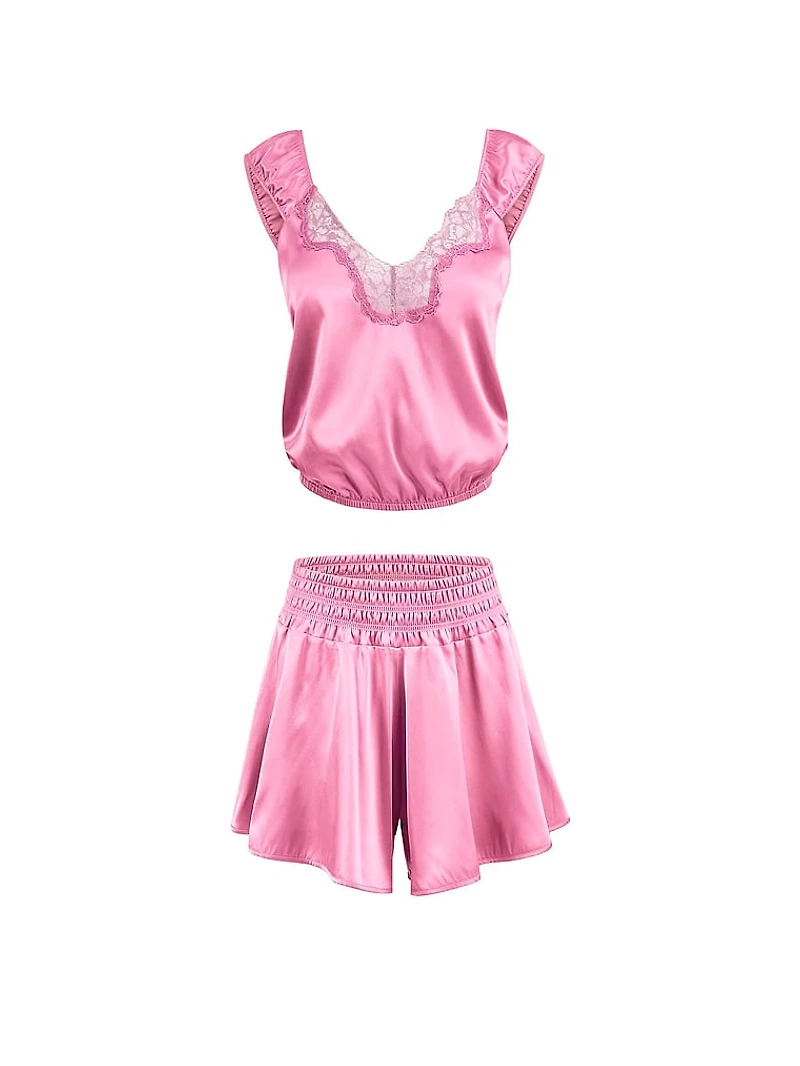 Aarie Cami + Short Sleep Set