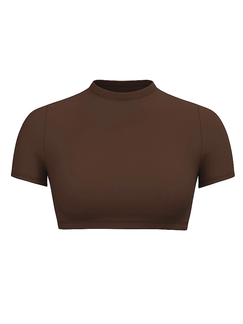 Base Stretch Crop Baby Tee