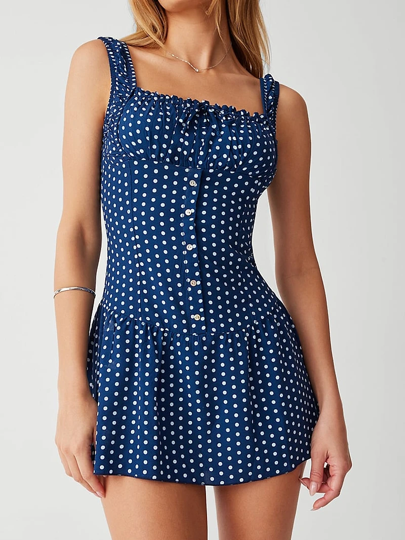 Christa Rayon Mini Dress