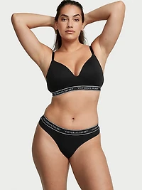 Ultra-Fine Modal Logo Thong Panty