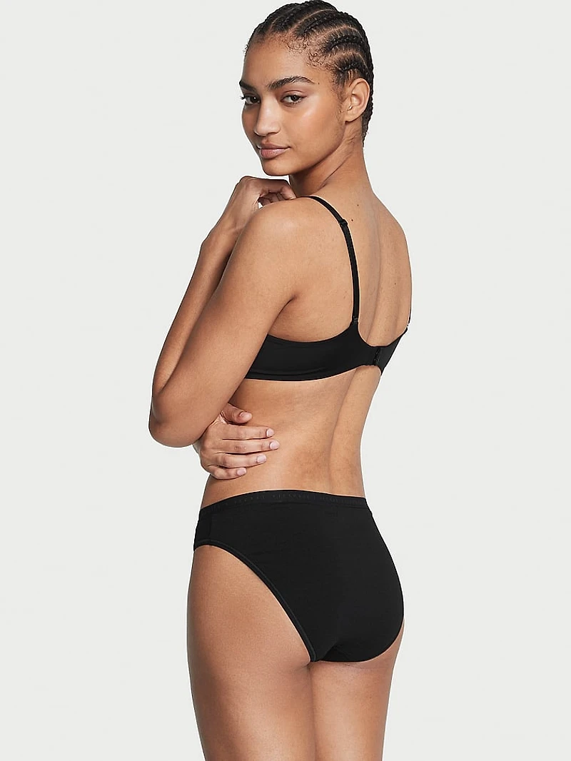 Stretch Cotton Rib Bikini Panty