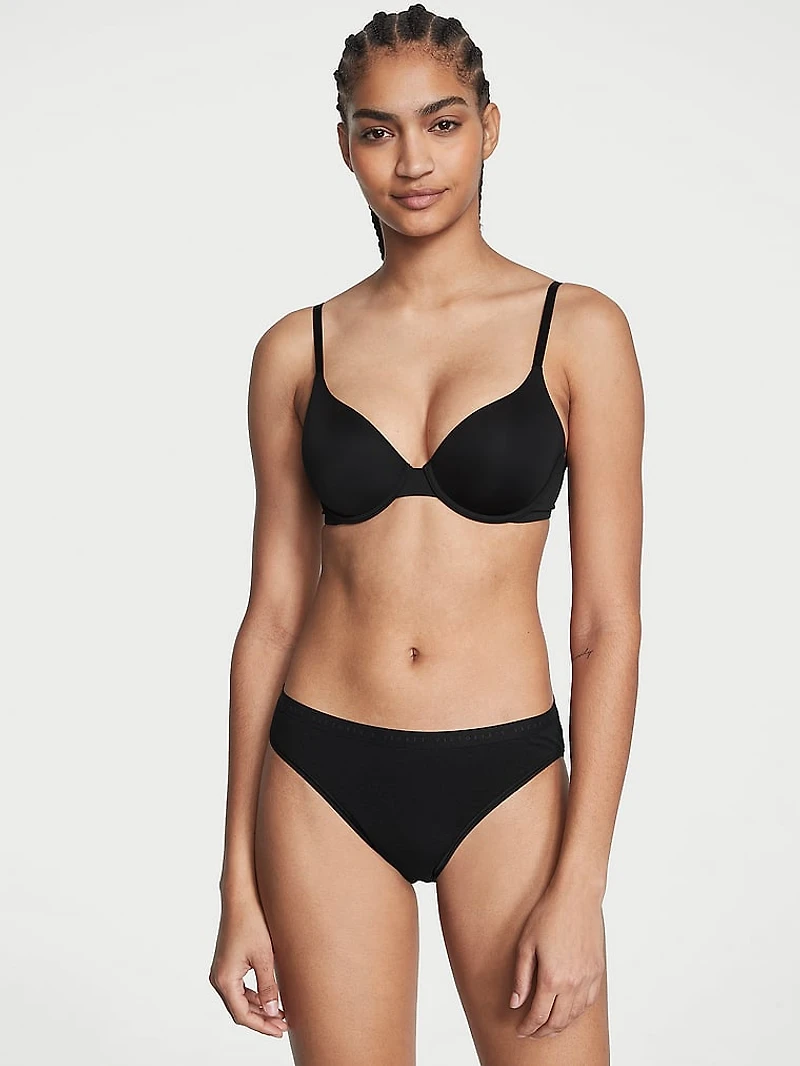 Stretch Cotton Rib Bikini Panty