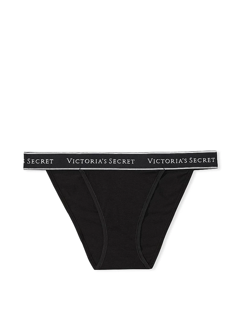 Logo Cotton Tanga Panty