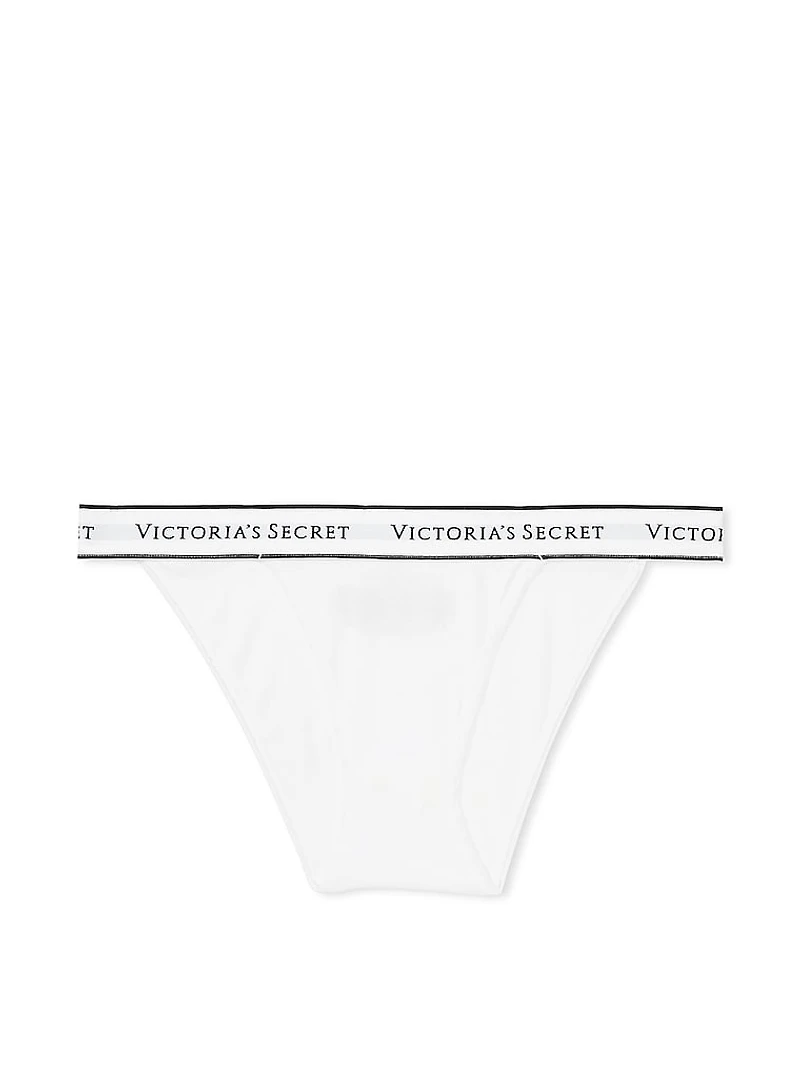 Logo Cotton Tanga Panty
