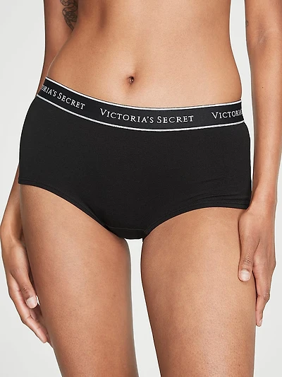 Logo Cotton Boyshort Panty