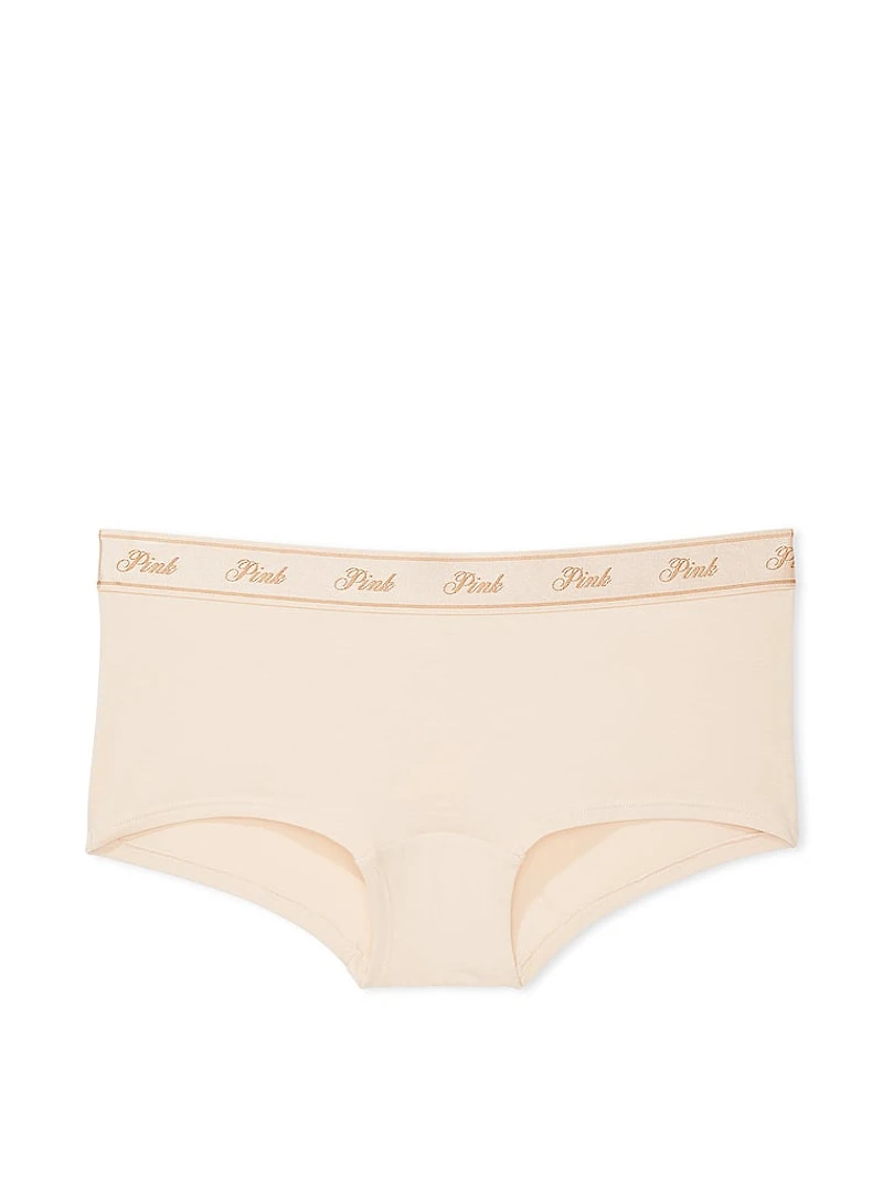 Logo Cotton Boyshort Panty