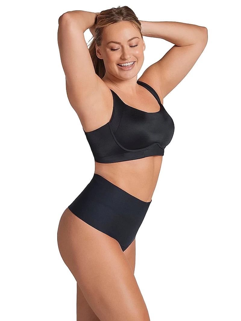 Firm Compression High Waisted Shaping Thong Panty