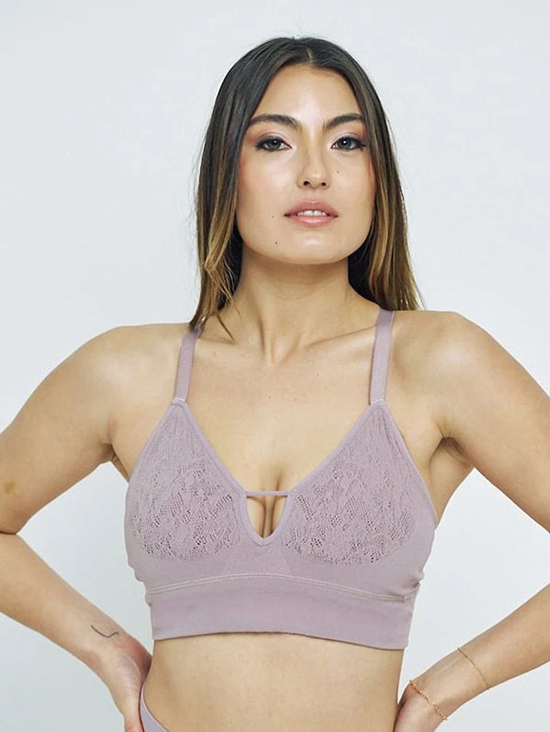 Deep V-Notch Bra