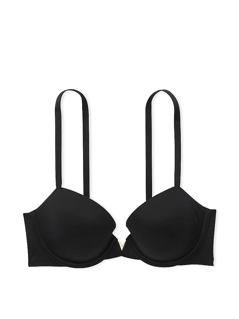 Smooth Lightly Lined Plunge Demi Bra