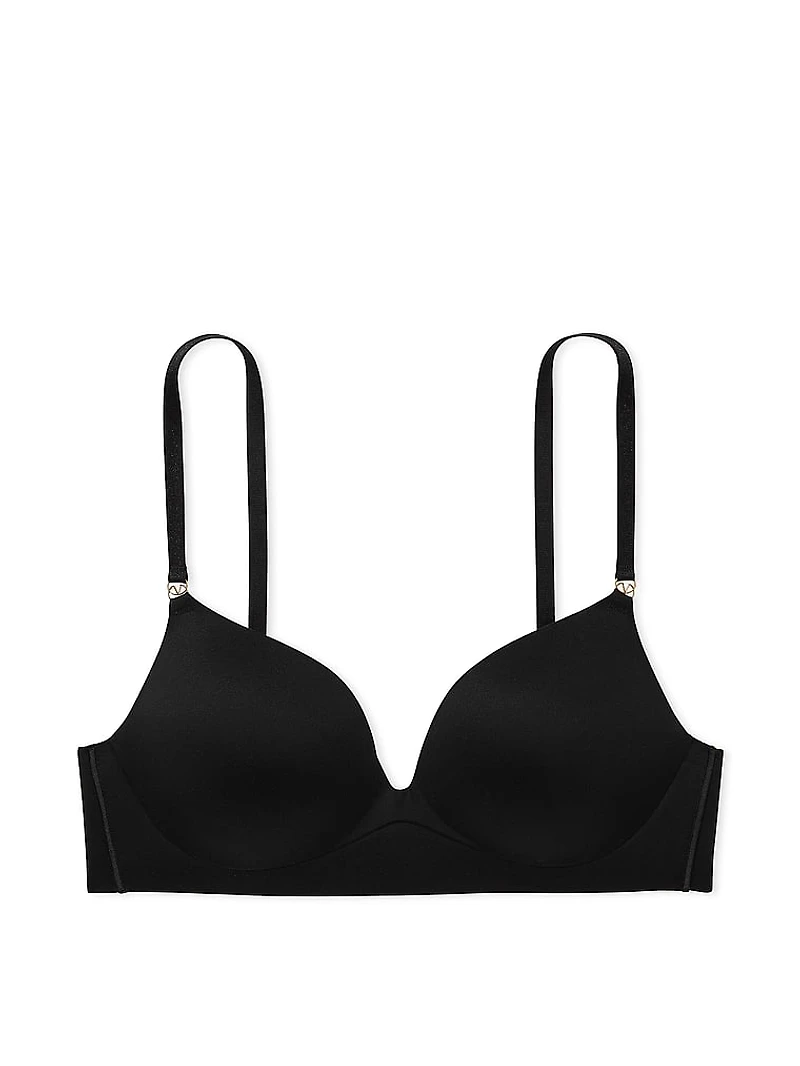 Smooth Wireless Push-Up Plunge Bra
