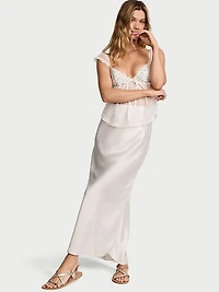 Satin Maxi Skirt
