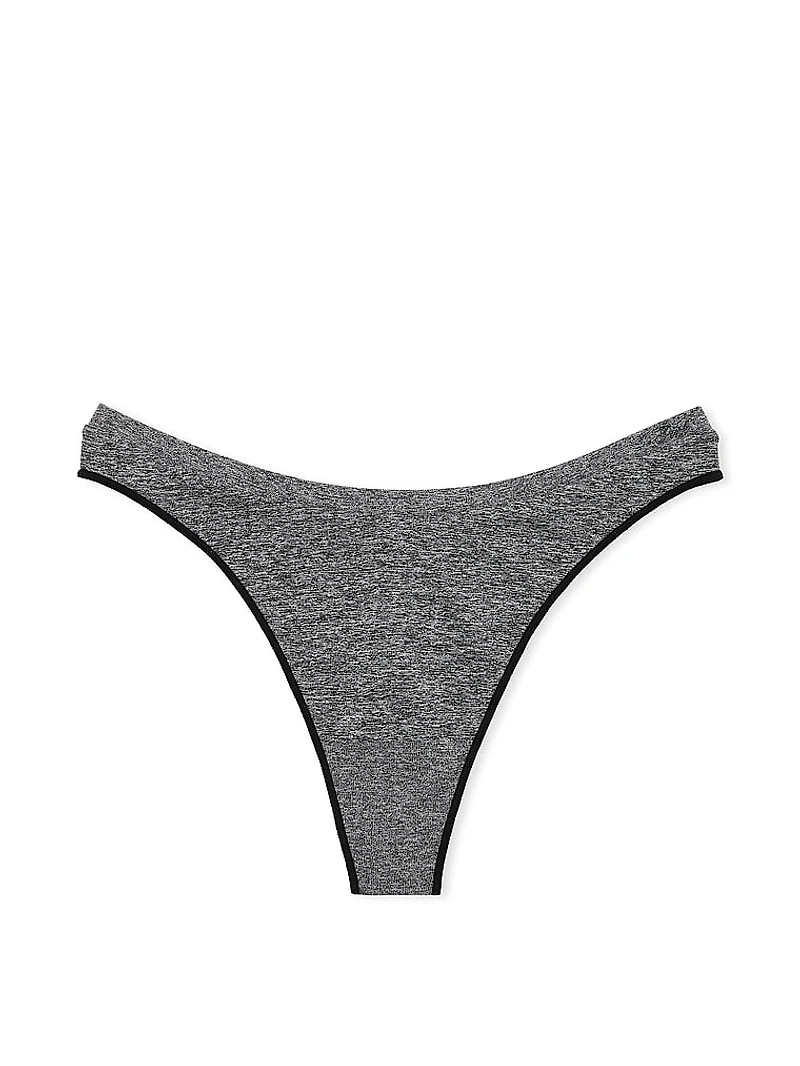 Seamless High-Leg Thong Panty