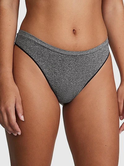 Seamless High-Leg Thong Panty