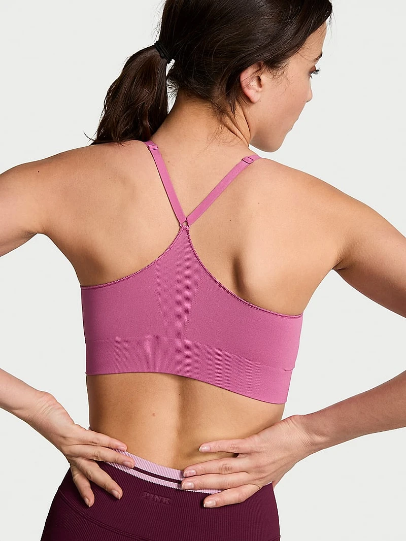Seamless Scoop Racerback Sports Bra