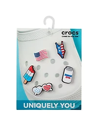 5-Pack Jibbitz USA Charms