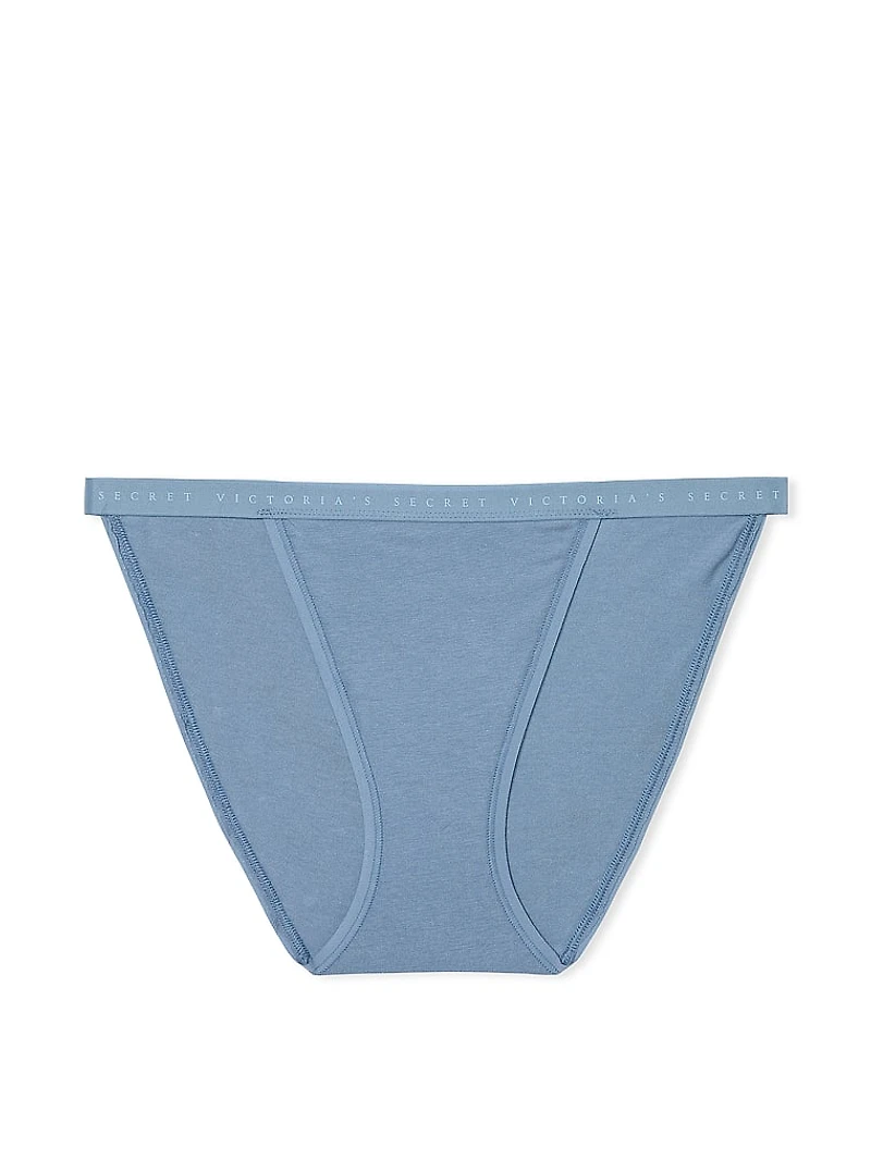 Stretch Cotton String Bikini Panty