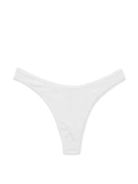 Cotton High-Leg Thong Panty