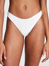 Cotton High-Leg Thong Panty