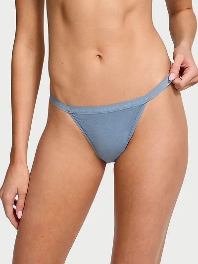 Stretch Cotton String Bikini Panty