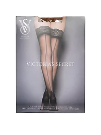 Crystal Logo Thigh Highs