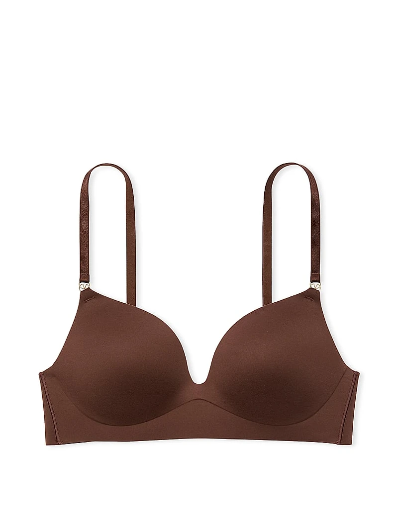 Smooth Wireless Push-Up Plunge Bra