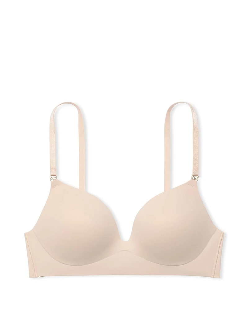 Smooth Wireless Push-Up Plunge Bra