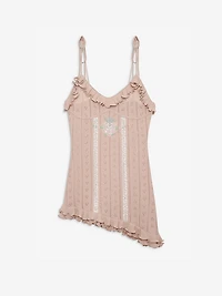 Eloise Asymmetric Slip Dress