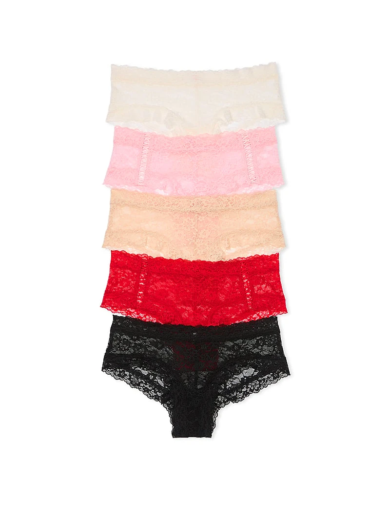 5-Pack Lace Cheeky Panties