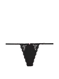 Vintage Blossom Embroidery V-String Panty