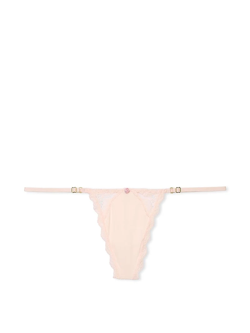 Lace Adjustable V-String Panty