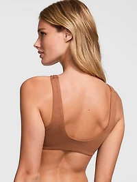 Base Cotton Unlined Scoop Bra