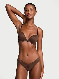 Lace-Trim Brazilian Panty