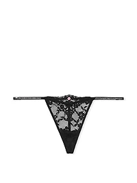 Twinkle Strap Lace V-String Panty