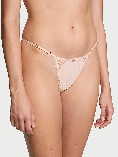 Lace Adjustable V-String Panty
