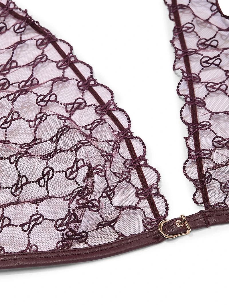 VS Logo Embroidery Triangle Bralette