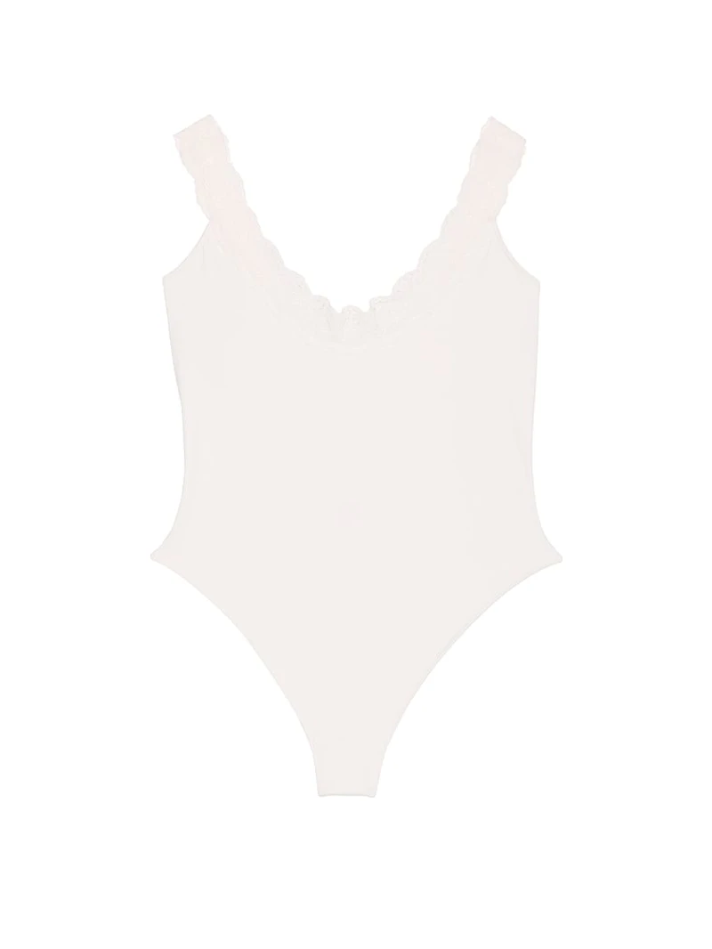 Smooth & Lace Scoop Bodysuit
