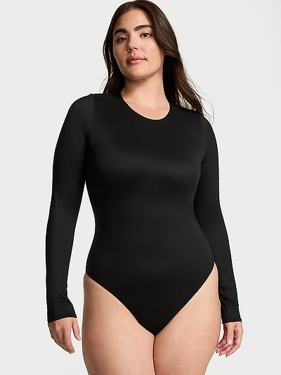 Bodywear by Victoria with FeatherSoft™ Innovation Long-Sleeve Bodysuit