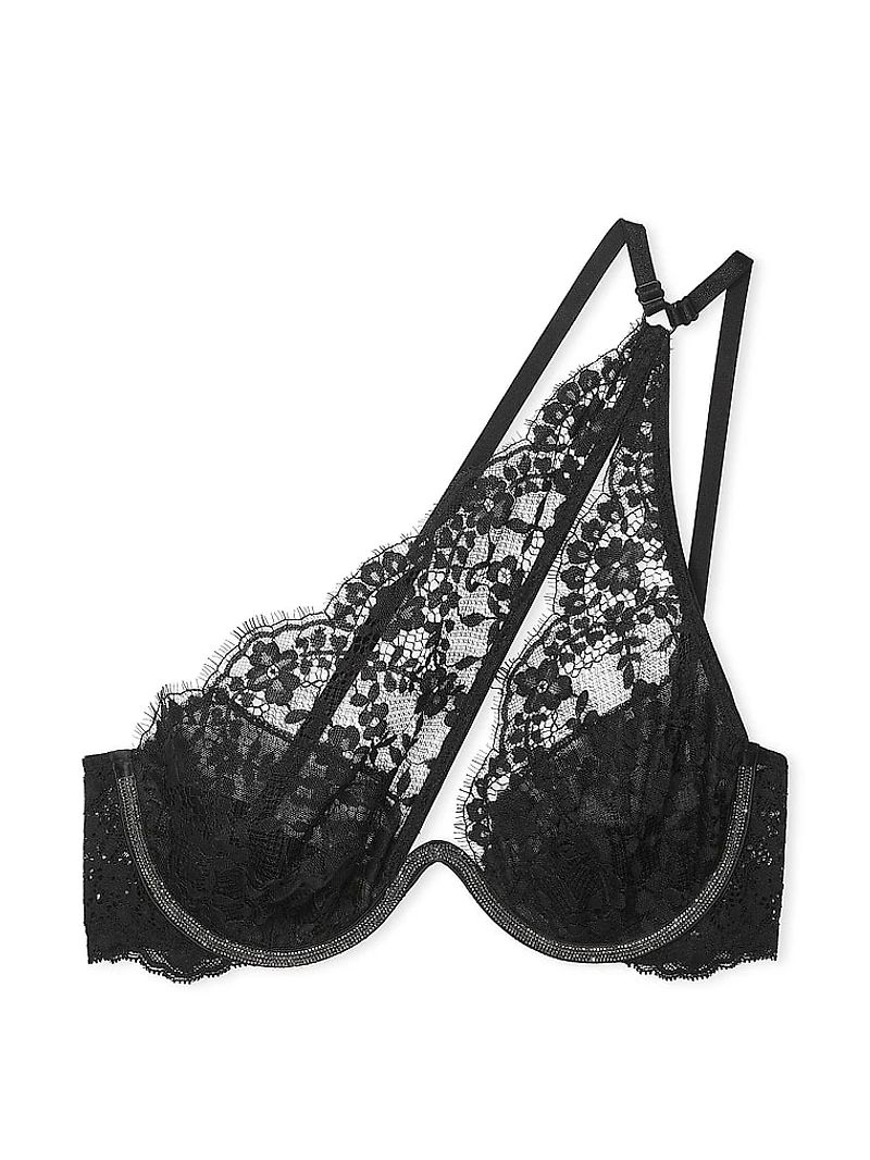 Twinkle Lace One-Shoulder Monowire Bra
