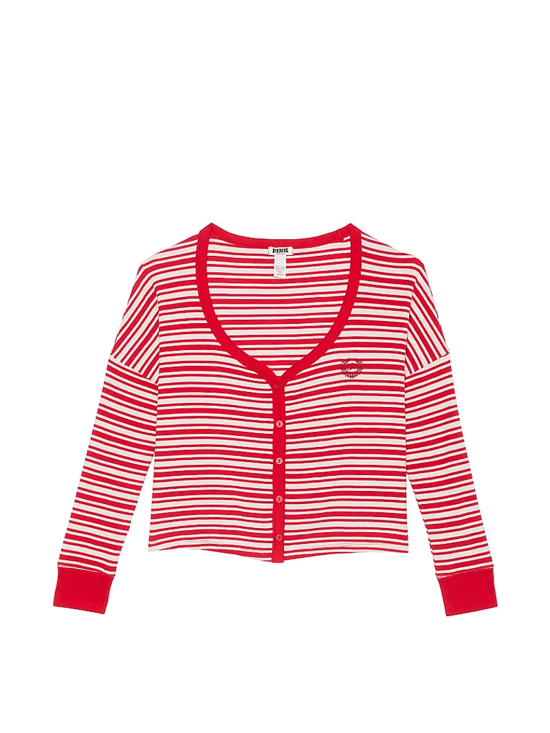 Thermal Boxy Cardigan