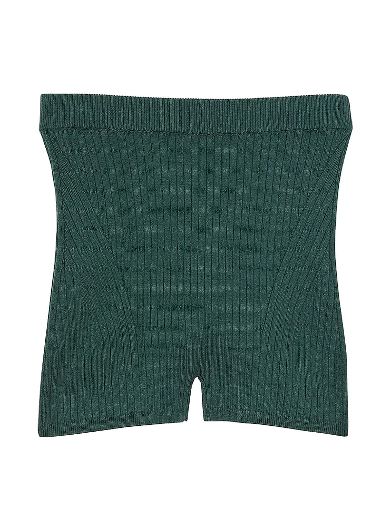 Ribbed Knit Short